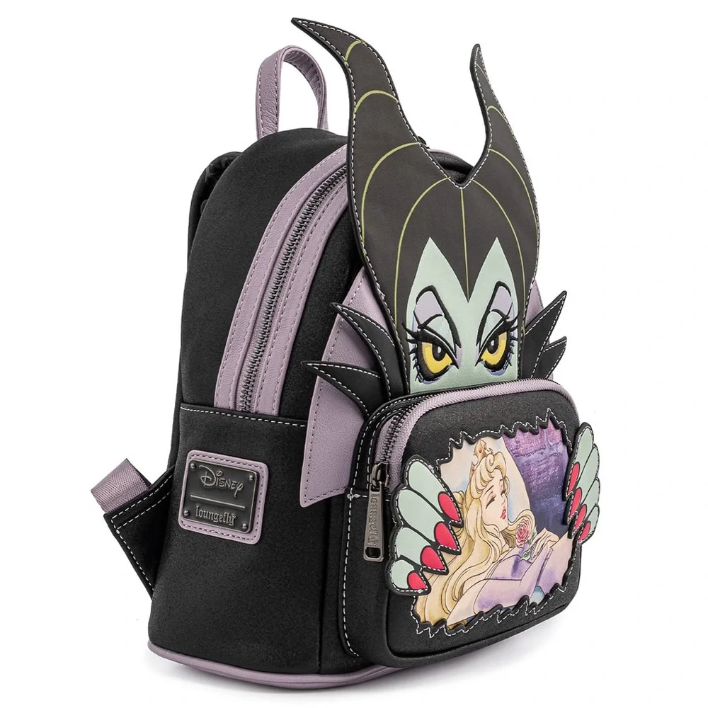 Loungefly Disney Villains Scene Maleficent Sleeping Beauty Mini Backpack NWT